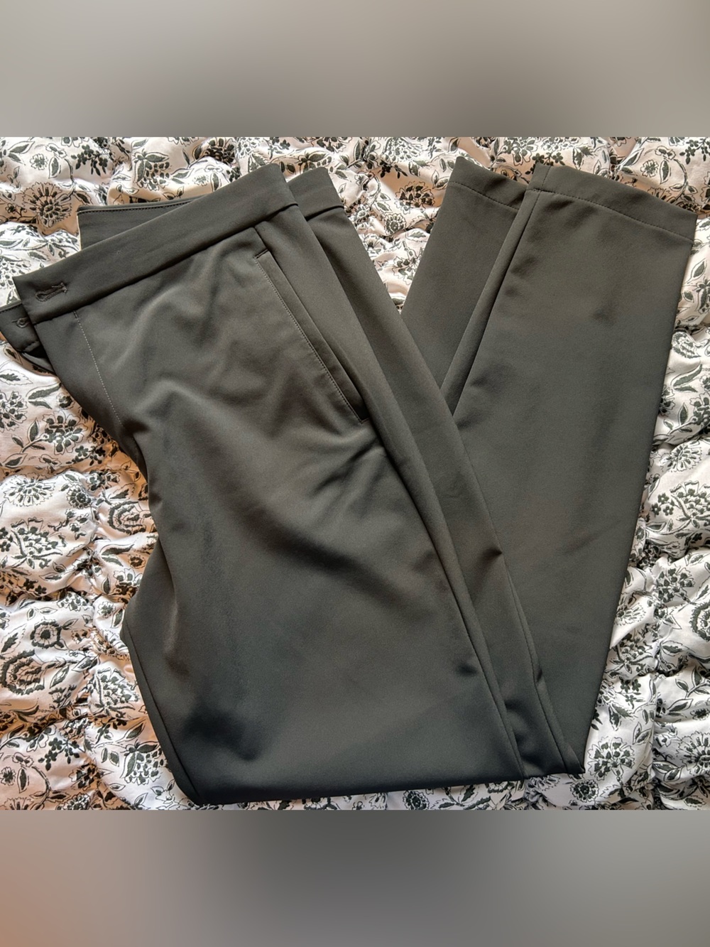 Womens Gap Tailored Dress Pants in gray